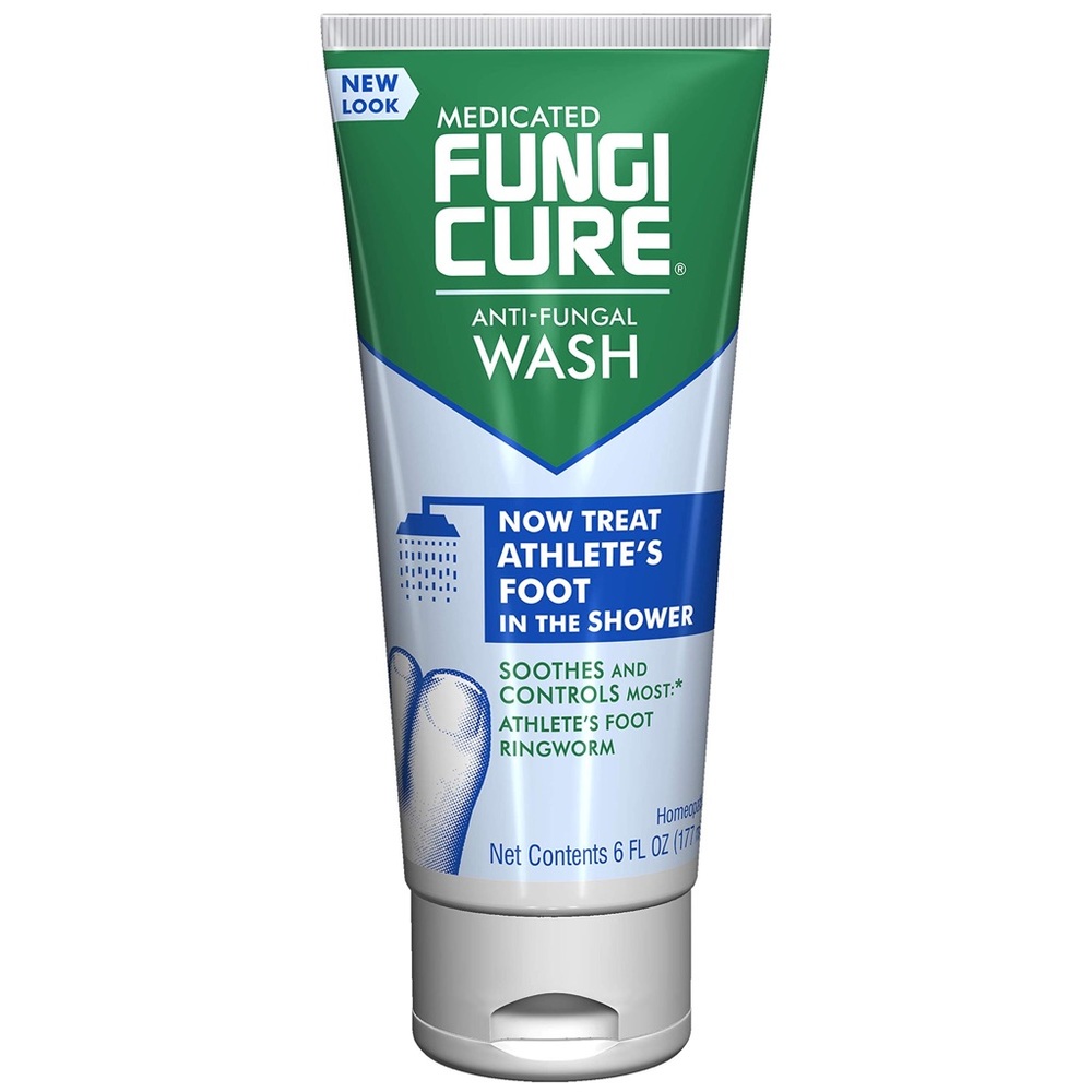 Fungicure Medicated Anti-Fungal Athlete's Foot Wash 6 oz New